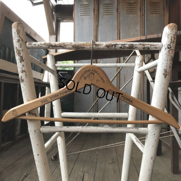 画像5: Vintage Antique Advertising Wood Hanger for a fresh STRT.STOP at a Hotel (B241)