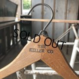 Vintage Antique Advertising Wood Hanger THE KELLER CO (B266)