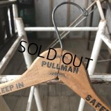Vintage Antique Advertising Wood Hanger PULL MAN (B260)