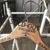 Vintage Antique Advertising Wood Hanger PULL MAN (B260)