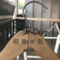 Vintage Antique Advertising Wood Hanger 40 Water ST. (B251)