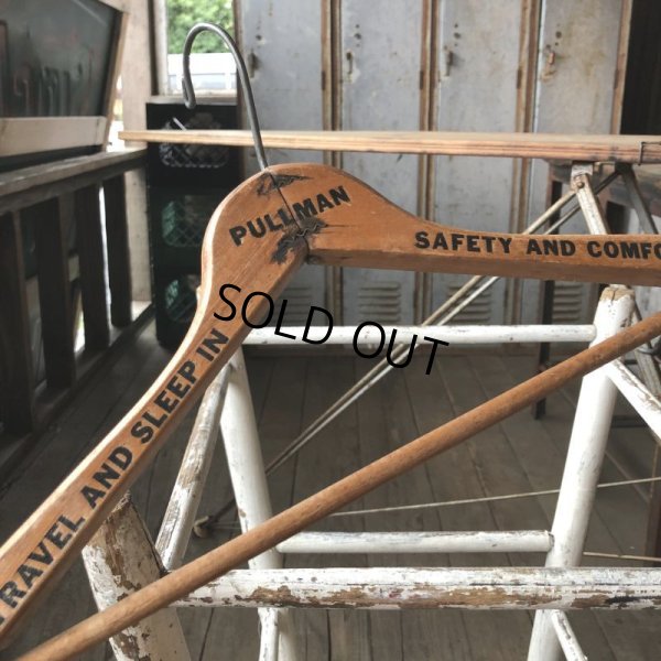 画像6: Vintage Antique Advertising Wood Hanger PULL MAN (B260)