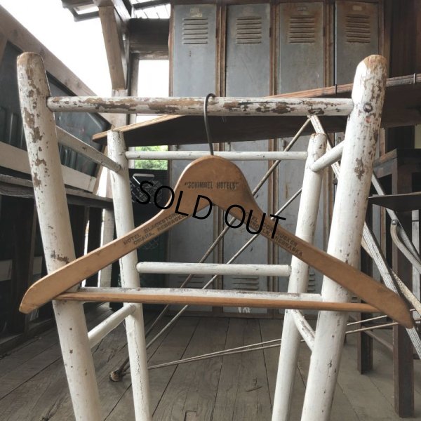 画像5: Vintage Antique Advertising Wood Hanger SCHIMMEL HOTELS (B261)