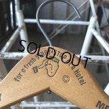 Vintage Antique Advertising Wood Hanger for a fresh STRT.STOP at a Hotel (B238)