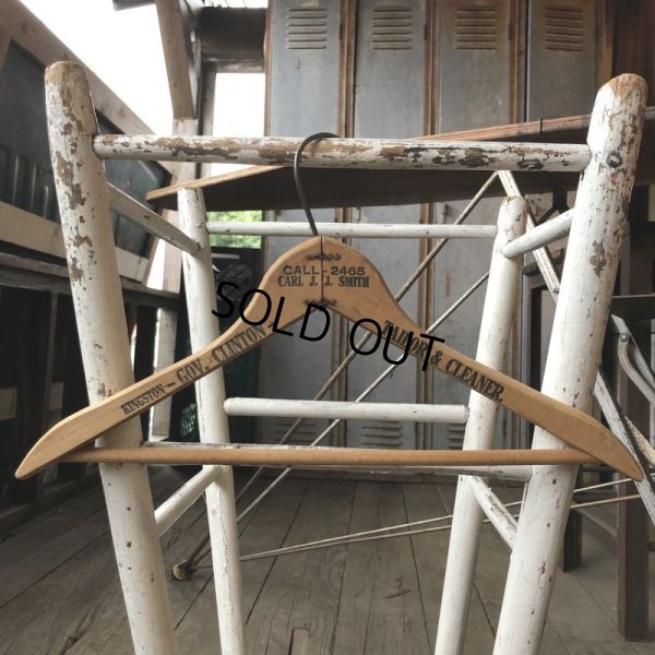 画像5: Vintage Antique Advertising Wood Hanger CARL J.J. SMITH (B254)