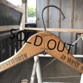 Vintage Antique Advertising Wood Hanger HOTEL WENTWORTH (B258)