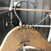 Vintage Antique Advertising Wood Hanger LA AIRPORT (B268)