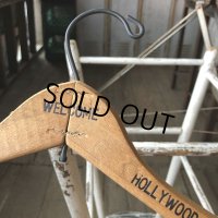 Vintage Antique Advertising Wood Hanger WELCOM (B240)