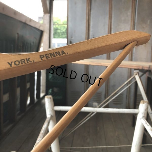 画像3: Vintage Antique Advertising Wood Hanger for a fresh STRT.STOP at a Hotel (B241)