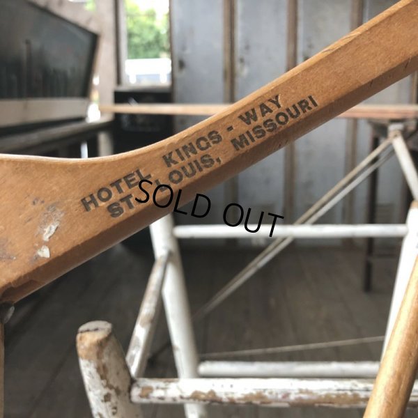 画像3: Vintage Antique Advertising Wood Hanger SCHIMMEL HOTELS (B261)