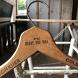 画像1: Vintage Antique Advertising Wood Hanger THE STORE FOR MEN (B267) (1)