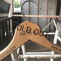 Vintage Antique Advertising Wood Hanger THE STORE FOR MEN (B267)