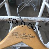Vintage Antique Advertising Wood Hanger The Monteleone (B244)