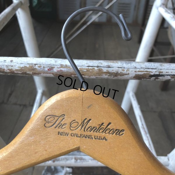 画像1: Vintage Antique Advertising Wood Hanger The Monteleone (B244)