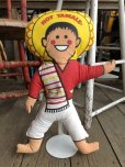 画像1: 70s Vintage Advertising Hot Tamales Kid Pillow Doll (B083) (1)