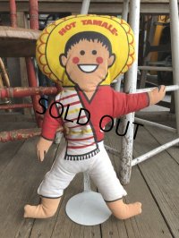 70s Vintage Advertising Hot Tamales Kid Pillow Doll (B083)