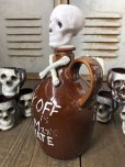 画像8: 50s Vintage JAPAN Skull Poison Bottle Decanter Shot Glass SET (B276)