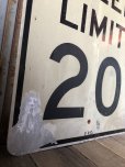 画像2: Vintage Road Sign SPEED LIMIT 20 (B296)  (2)