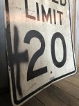 画像2: Vintage Road Sign SPEED LIMIT 20 (B288)  (2)