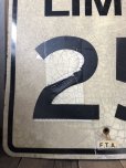 画像4: Vintage Road Sign SPEED LIMIT 25 (B304) 