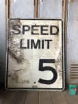 画像1: Vintage Road Sign SPEED LIMIT 25 (B309)  (1)