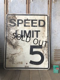 Vintage Road Sign SPEED LIMIT 25 (B309) 