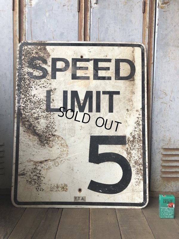 画像1: Vintage Road Sign SPEED LIMIT 25 (B309) 