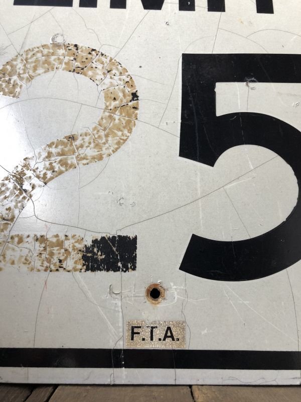画像3: Vintage Road Sign SPEED LIMIT 25 (B302)