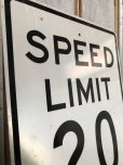 画像2: Vintage Road Sign SPEED LIMIT 20 (B292)  (2)