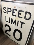 画像3: Vintage Road Sign SPEED LIMIT 20 (B297)  (3)