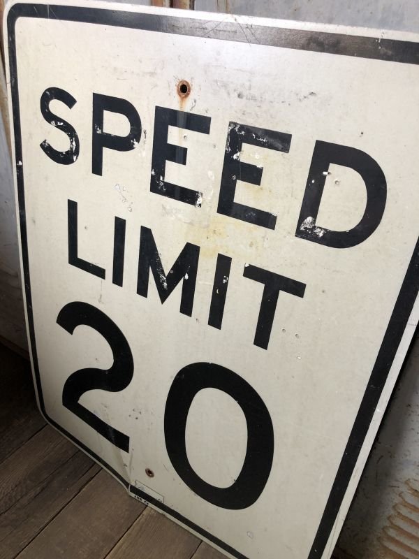 画像3: Vintage Road Sign SPEED LIMIT 20 (B297) 