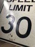 画像3: Vintage Road Sign SPEED LIMIT 30 (B314)  (3)