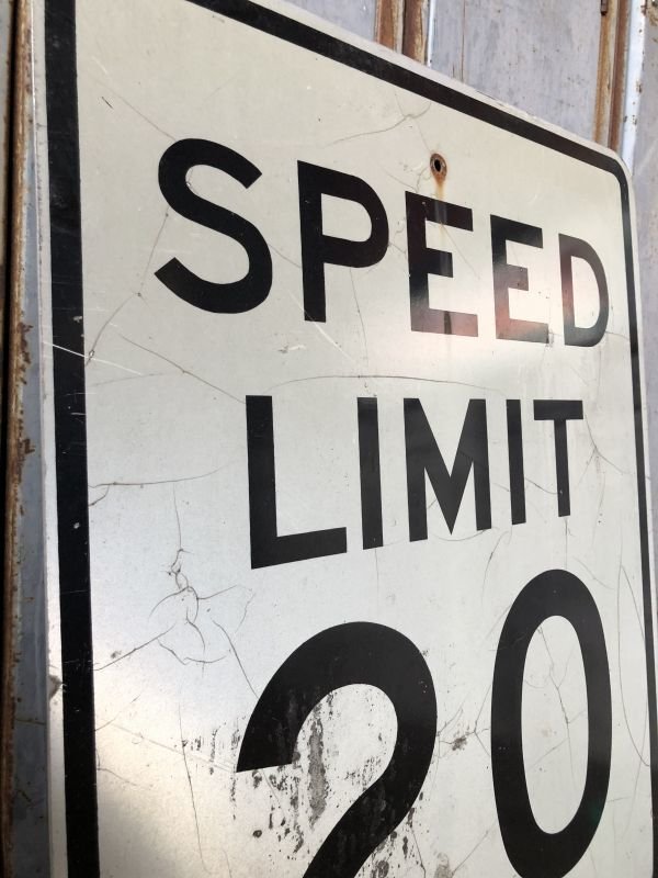 画像2: Vintage Road Sign SPEED LIMIT 20 (B295) 