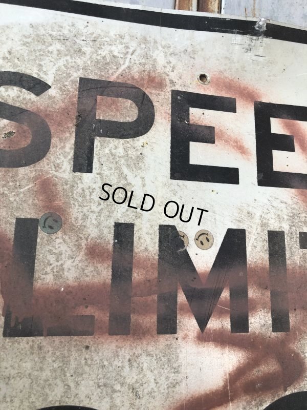 画像4: Vintage Road Sign SPEED LIMIT 20 (B284)