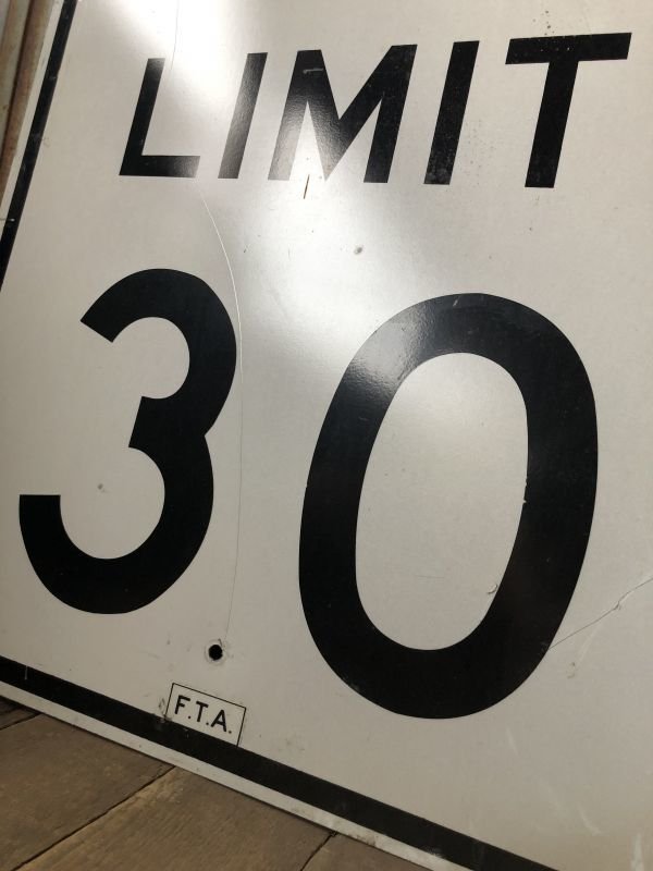 画像3: Vintage Road Sign SPEED LIMIT 30 (B317) 