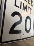 画像2: Vintage Road Sign SPEED LIMIT 20 (B297)  (2)