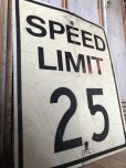 画像4: Vintage Road Sign SPEED LIMIT 25 (B310) 