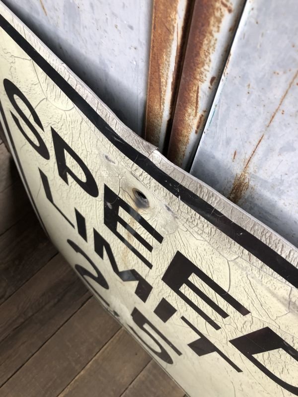 画像3: Vintage Road Sign SPEED LIMIT 25 (B310)