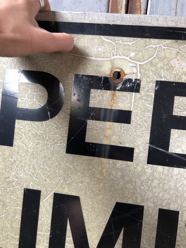 画像5: Vintage Road Sign SPEED LIMIT 25 (B304)