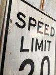 画像2: Vintage Road Sign SPEED LIMIT 20 (B293)  (2)