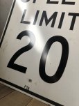 画像3: Vintage Road Sign SPEED LIMIT 20 (B292)  (3)