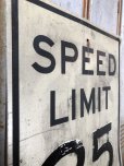 画像2: Vintage Road Sign SPEED LIMIT 25 (B311)  (2)