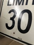 画像3: Vintage Road Sign SPEED LIMIT 30 (B320)  (3)