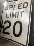 画像3: Vintage Road Sign SPEED LIMIT 20 (B288)  (3)