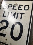 画像3: Vintage Road Sign SPEED LIMIT 20 (B295)  (3)