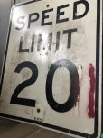 画像2: Vintage Road Sign SPEED LIMIT 20 (B299)  (2)