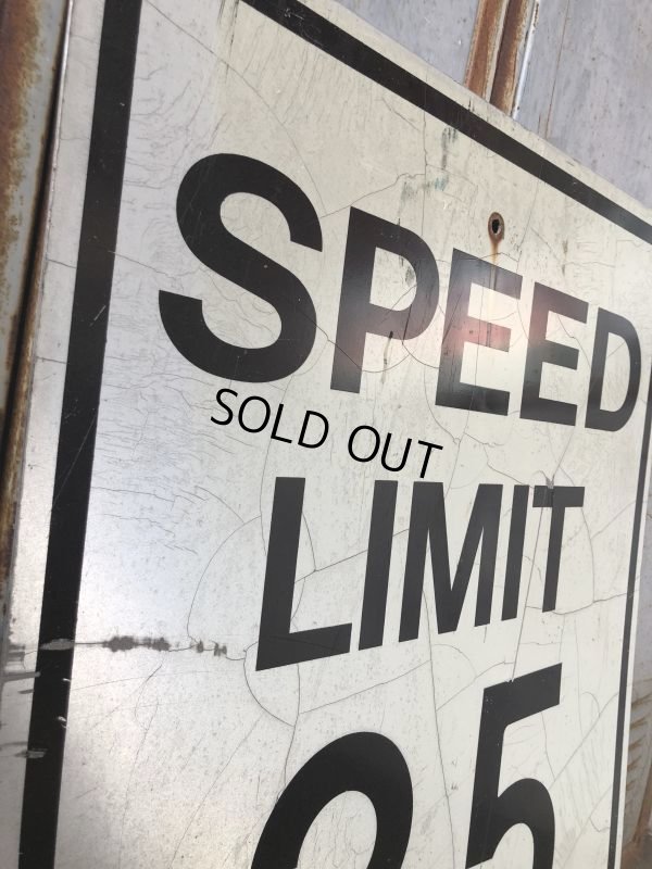画像2: Vintage Road Sign SPEED LIMIT 25 (B312) 