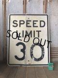 Vintage Road Sign SPEED LIMIT 30 (B319) 