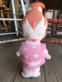 Vintage The Flintstones Pebbles Pillow Doll (B323)