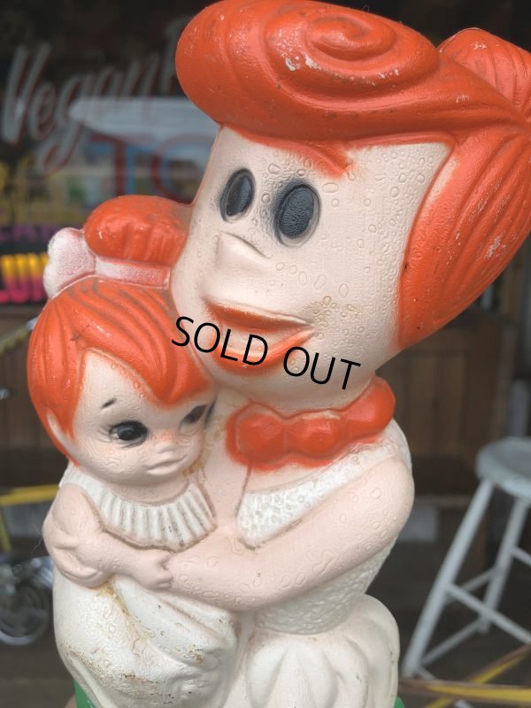 画像7: 70s Vintage The Flintstones Wilma & Pebbles Bank (B350)